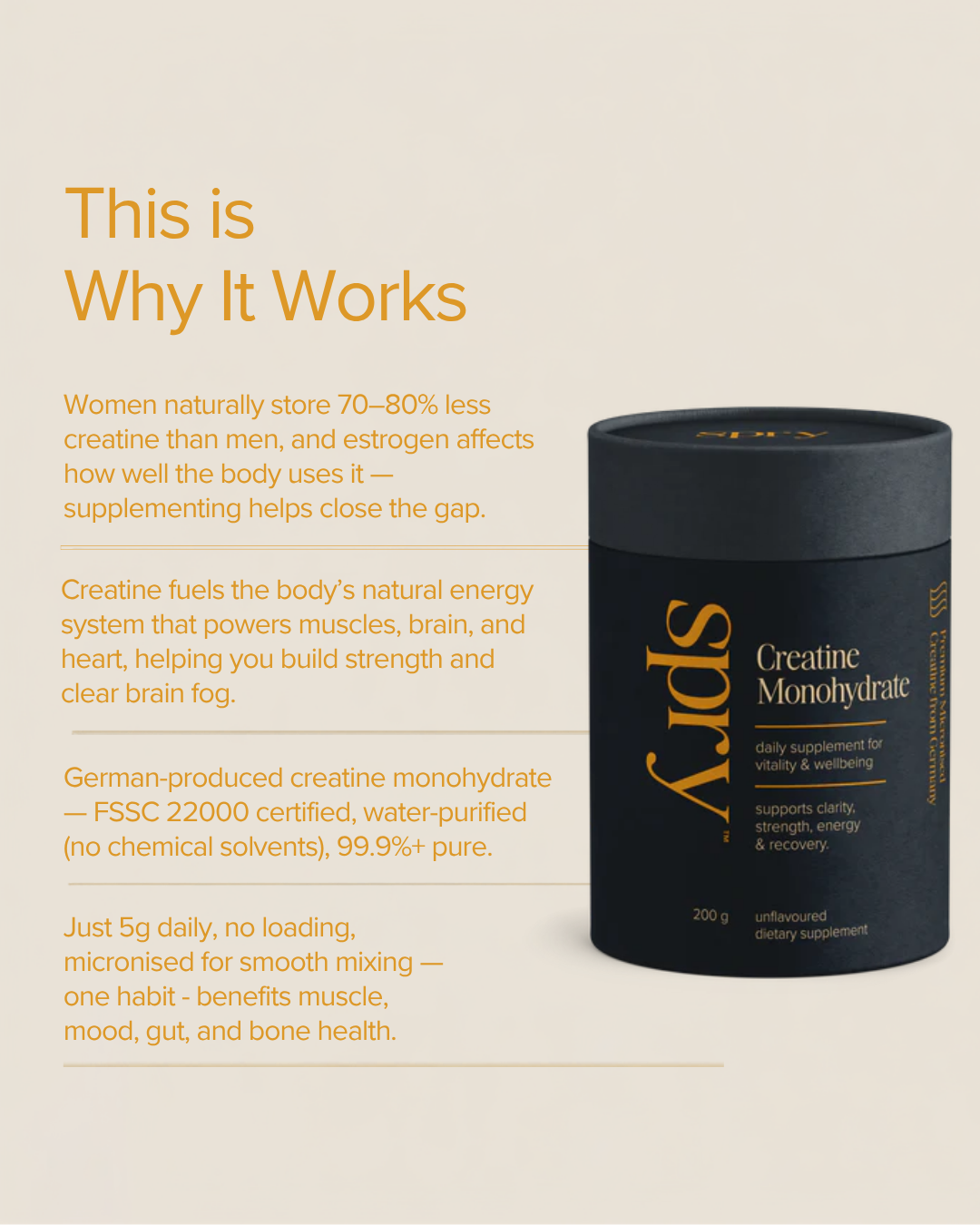 Spry Creatine - Triple Value Bundle
